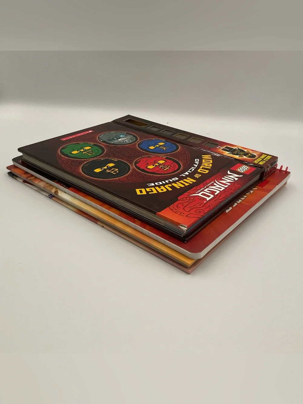 Lego Ninjago Book Lot x3 Official Guide Build Your Own Adventure Cole Minifigure
